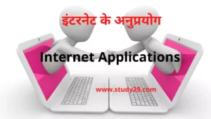 इंटरनेट के अनुप्रयोग