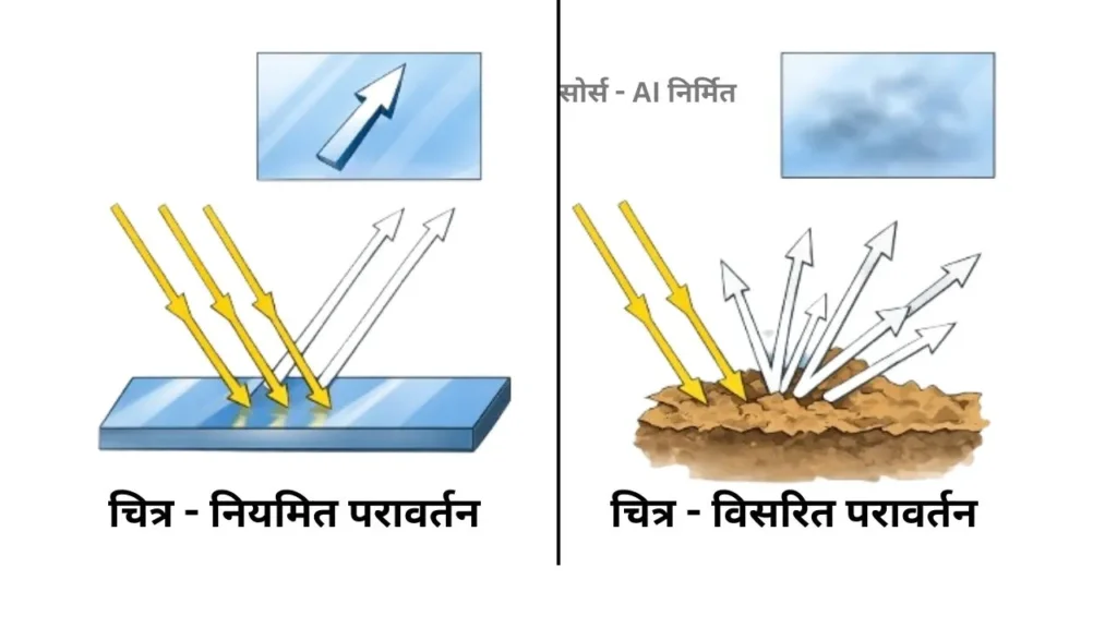 नियमित व विसरित परावर्तन